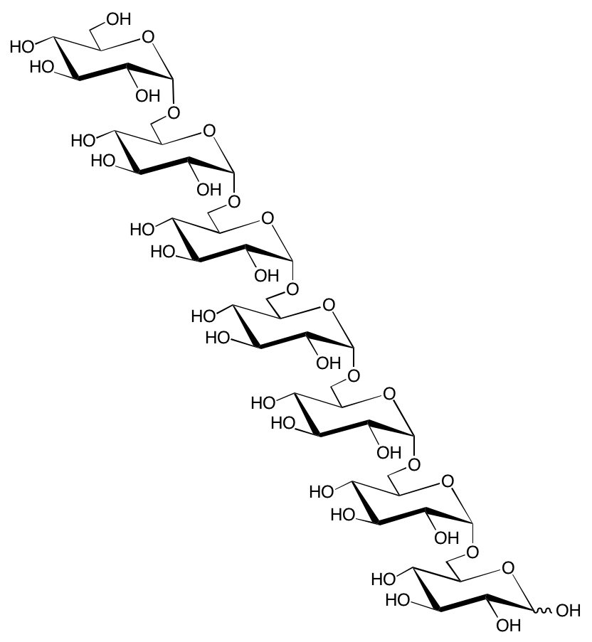 structure of isomaltoheptaose structure of isomaltoheptaose