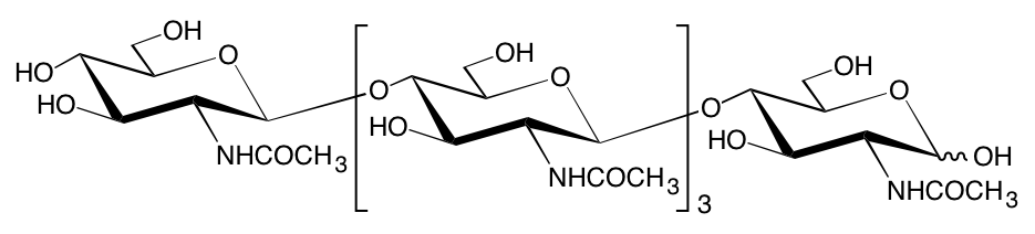 structure of pentaacetyl chito pentaose structure of pentaacetyl chito pentaose